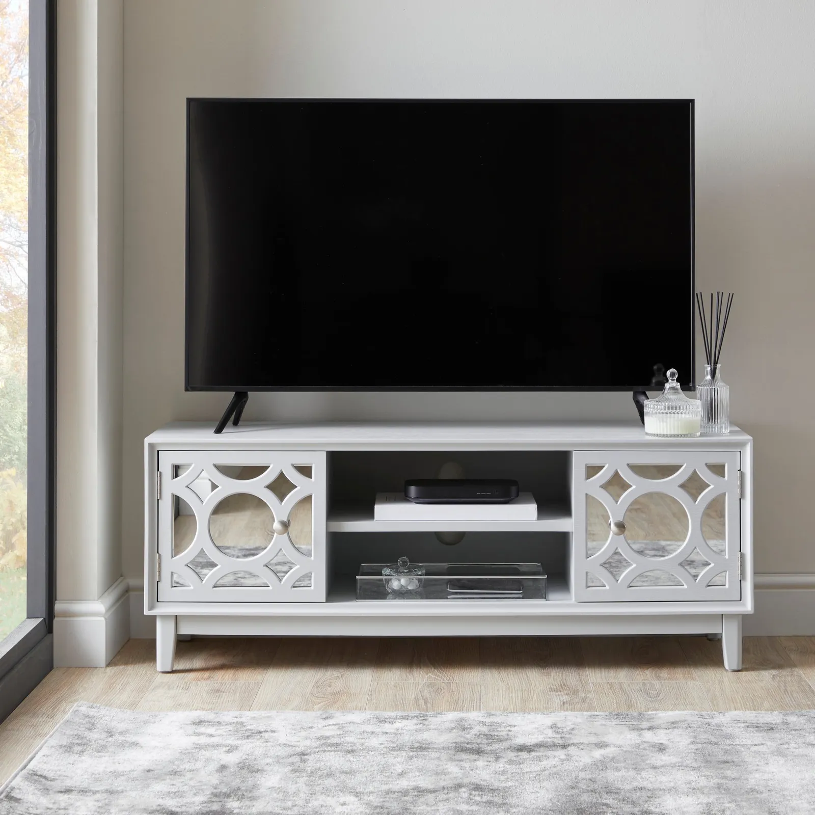 Delphi Grey TV Unit Grey