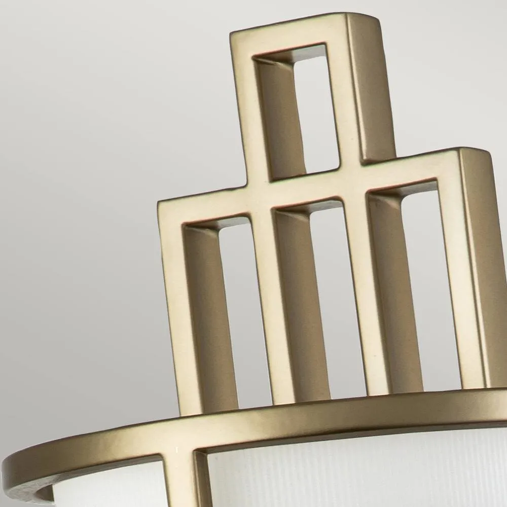 Netlighting Fusion Flush Wall Lamp Painted Natural Brass in Gold 5