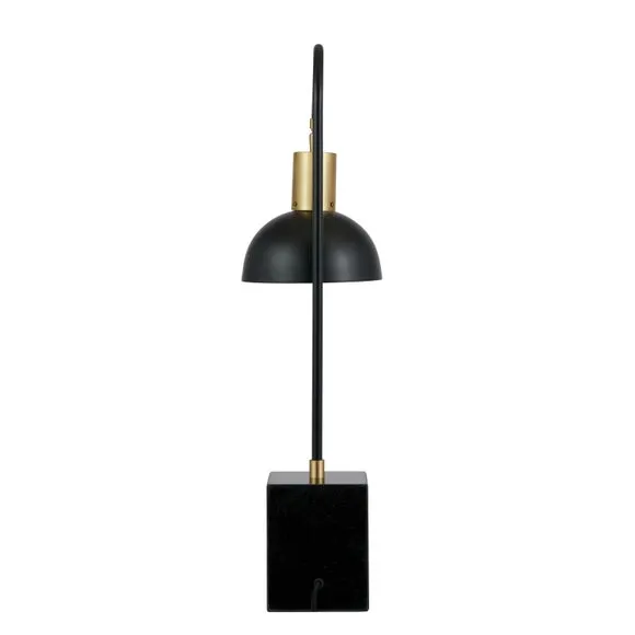 Mayfair Matt Black Domed Task Table Lamp 3