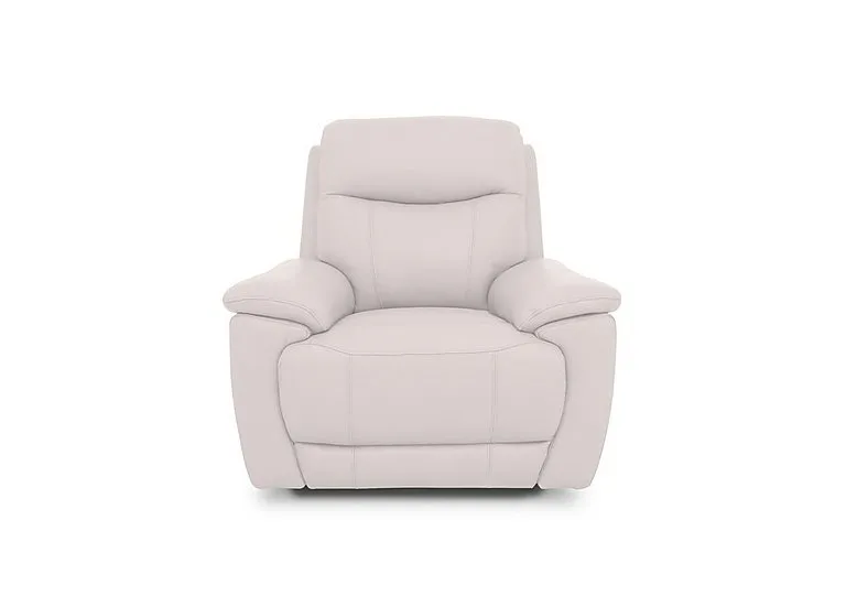 Sloane Leather Power Recliner Chair with Power Headrest - Cotton