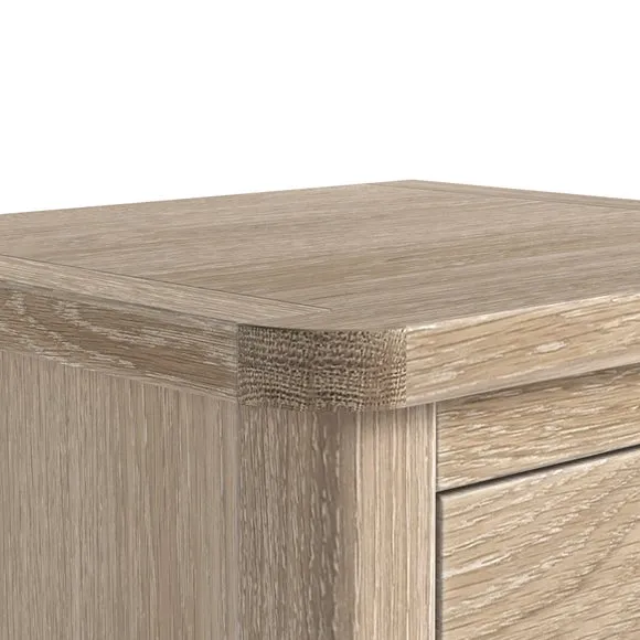 Bromley II 2 Drawer Slim Bedside Table 3