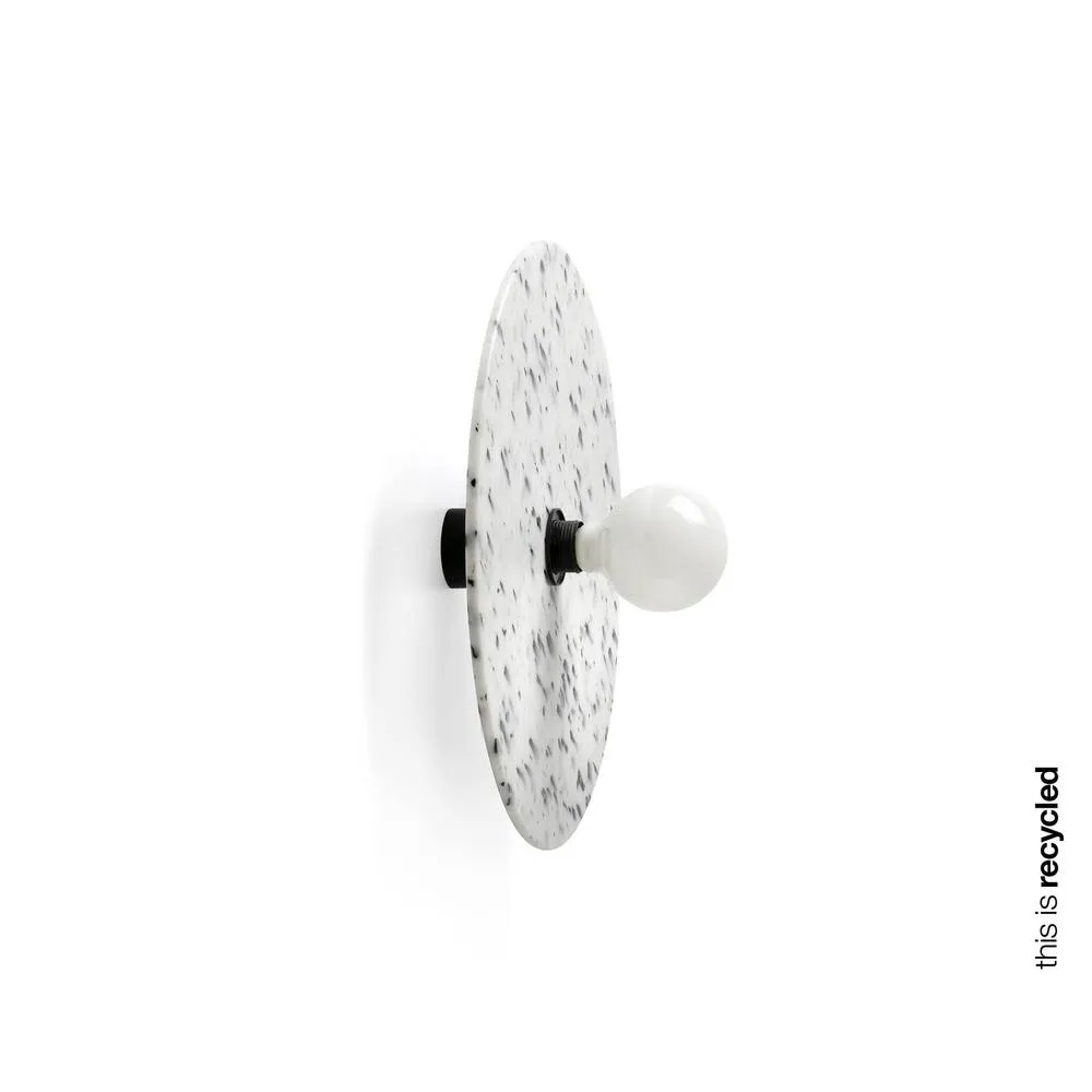 Netlighting Confetti 450 H70 Wall Ceiling Lamp Recycmarmoreal in White