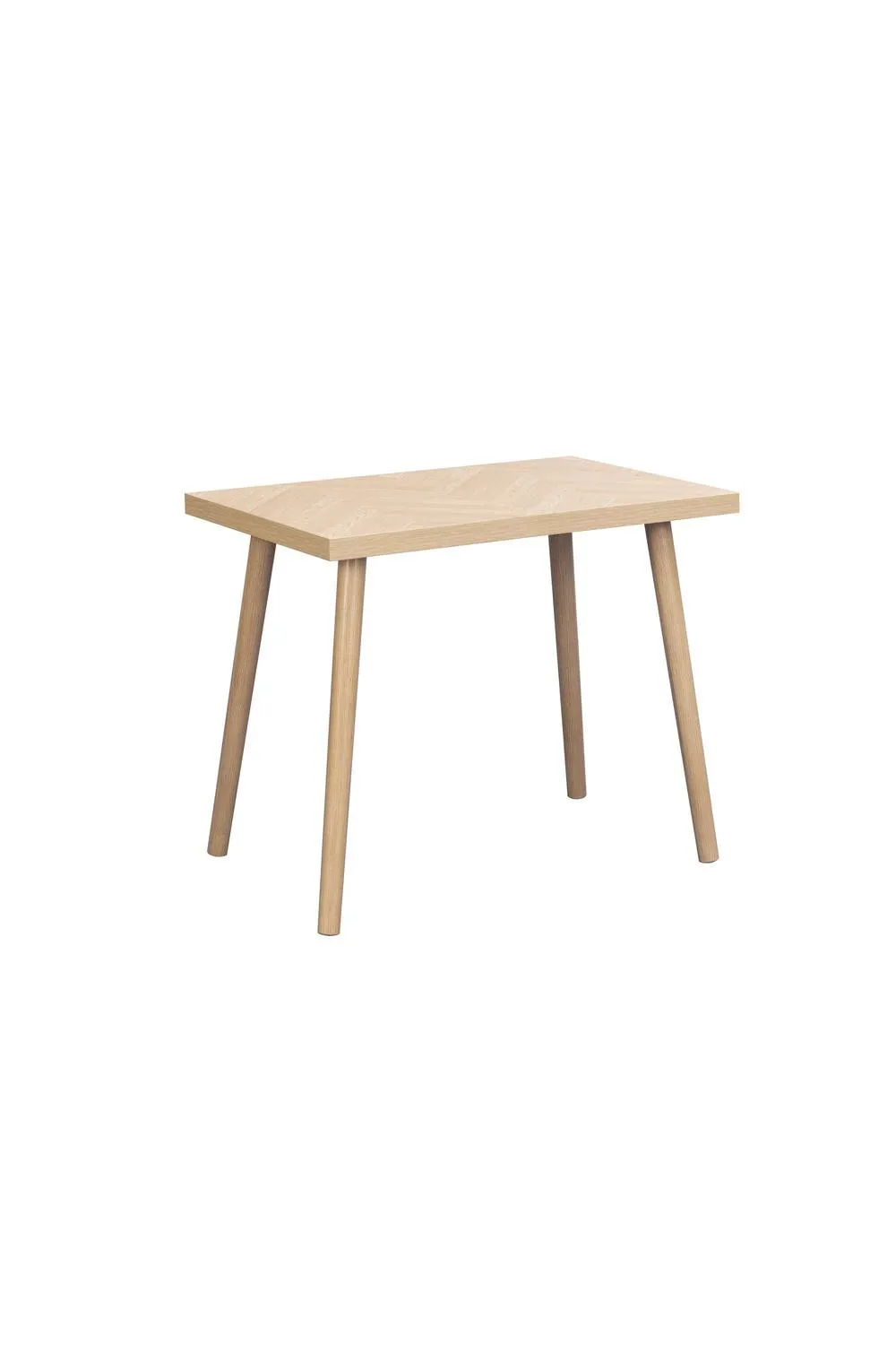 Birlea Herringford Nest Of Tables Oak Parquet Design in Brown 6