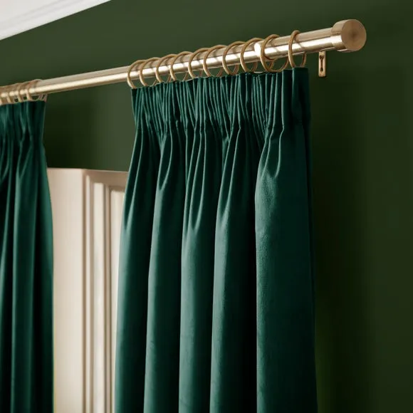 Luxe Velour Pencil Pleat Curtains 1