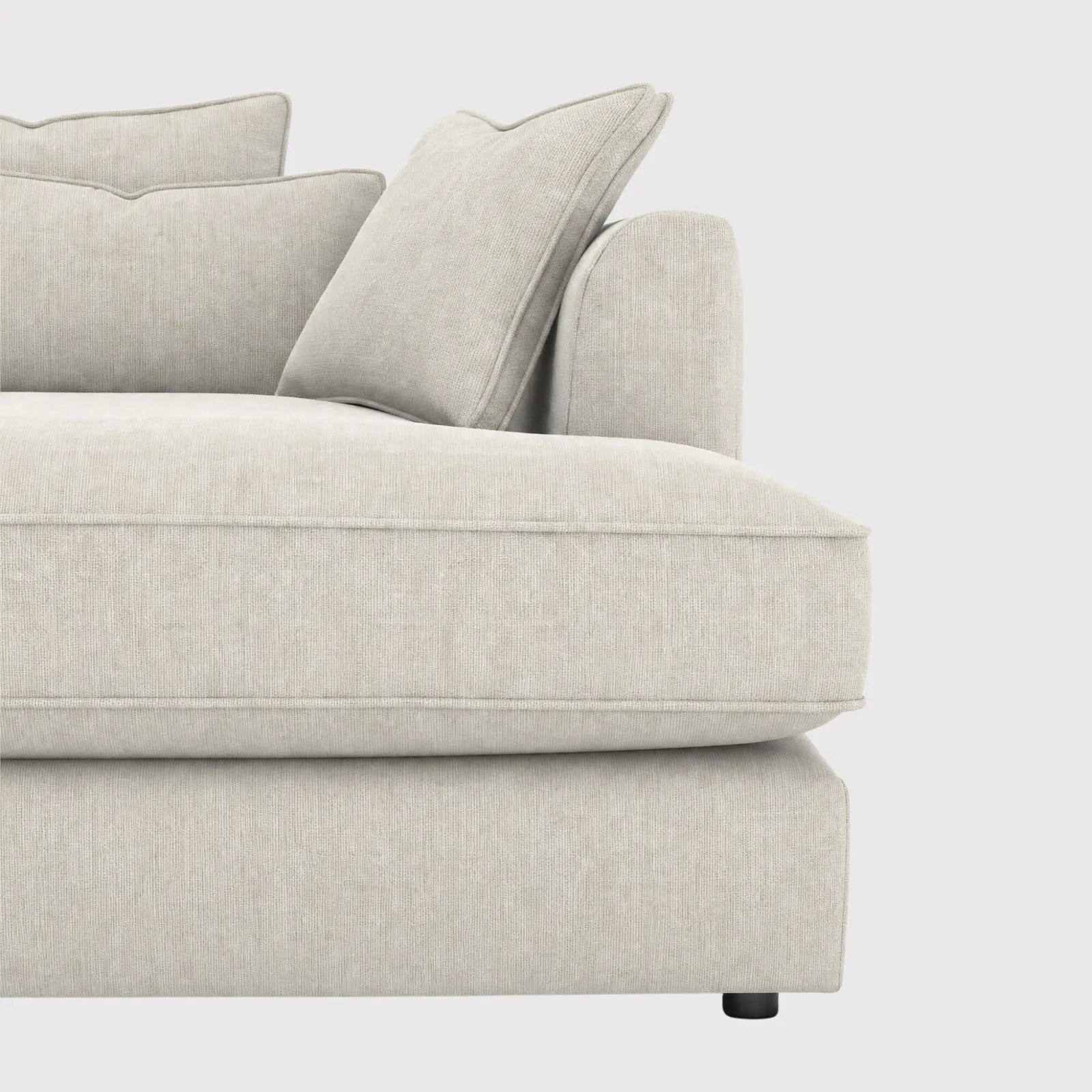 Harrington 1 Arm Chaise Unit Right, Neutral | Barker & Stonehouse 2