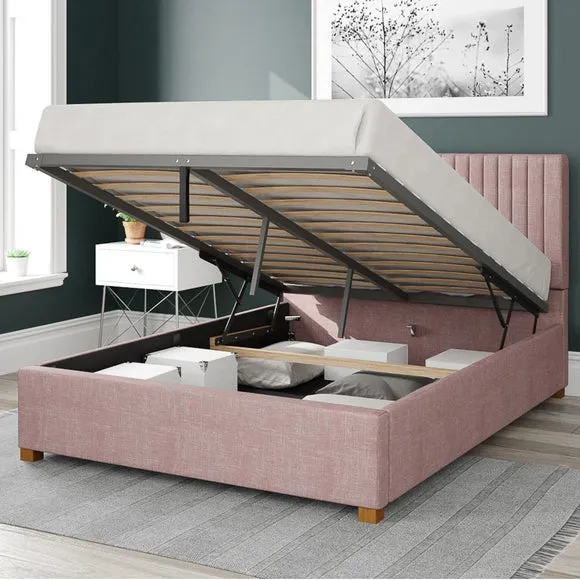 Grant Pure Pastel Cotton Ottoman Bed 2