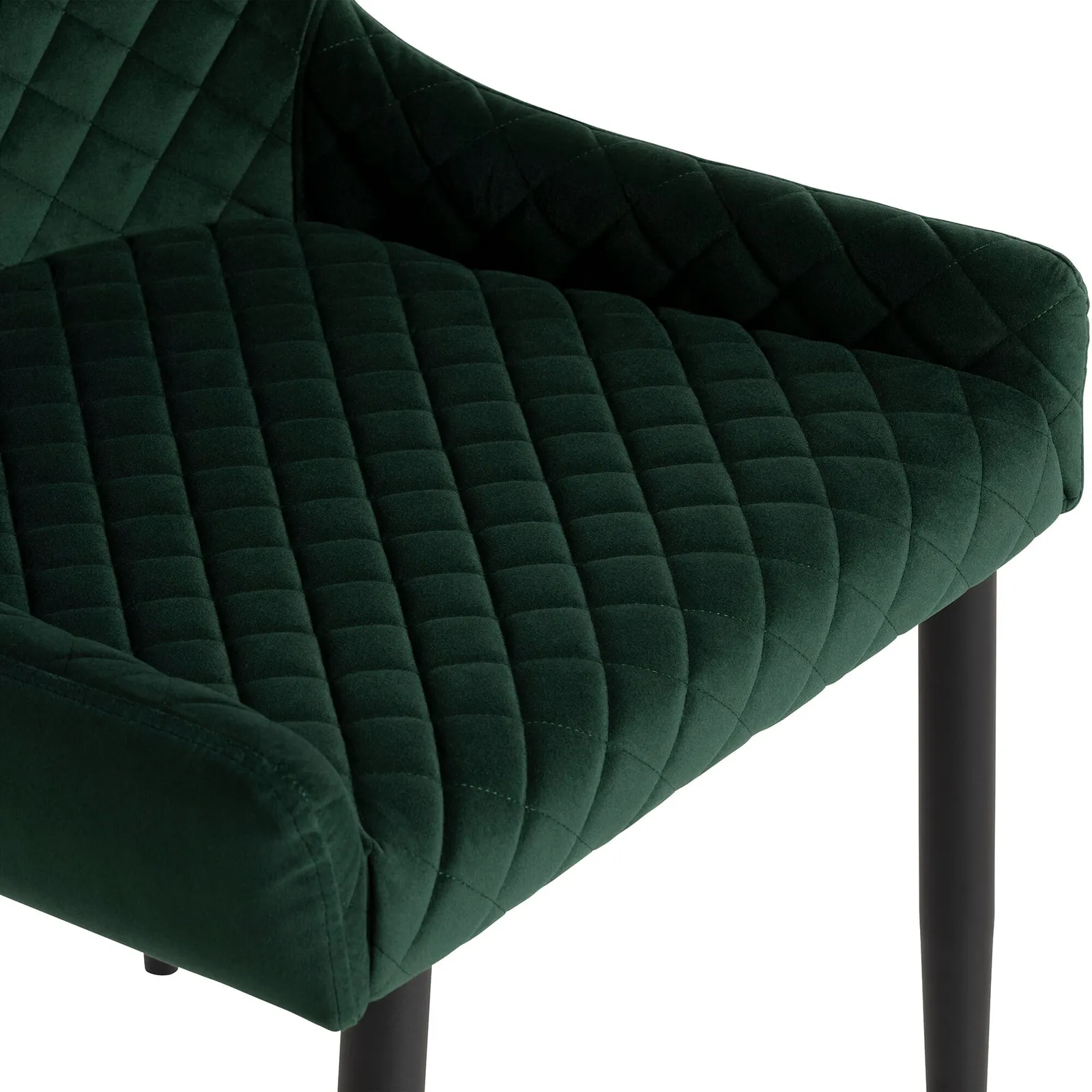 Rivington Dining Chair, Green Velvet | Barker & Stonehouse 6