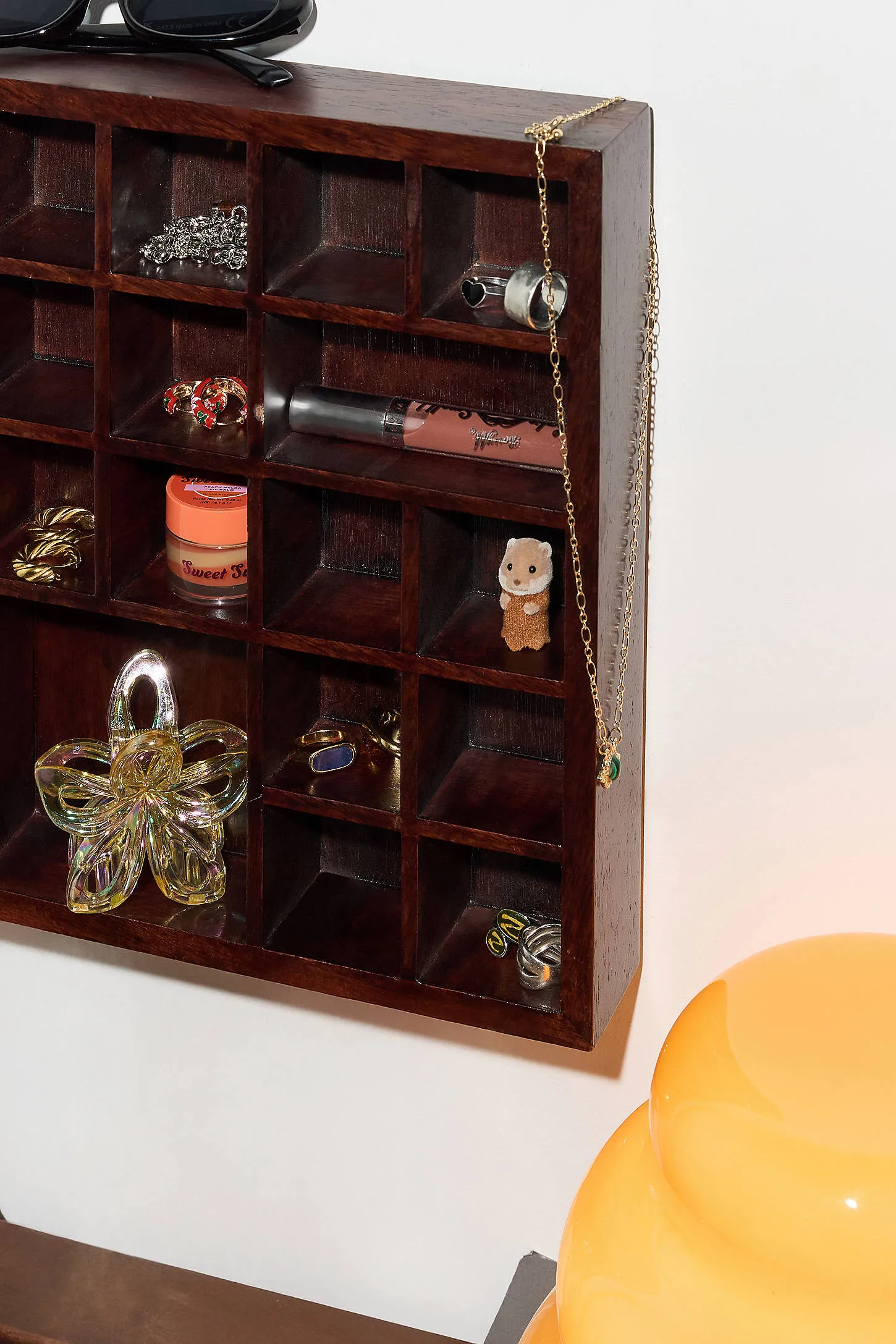 Erica Small Trinket Display Shelf - Brown 3