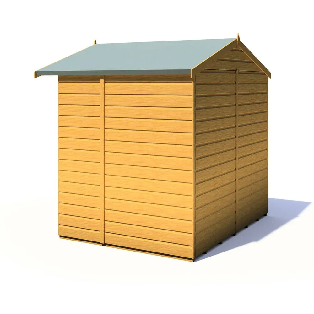 Shires Avance Shiplap Summerhouse Garden Sun Room Approx 7 x 5 Feet in Brown 5