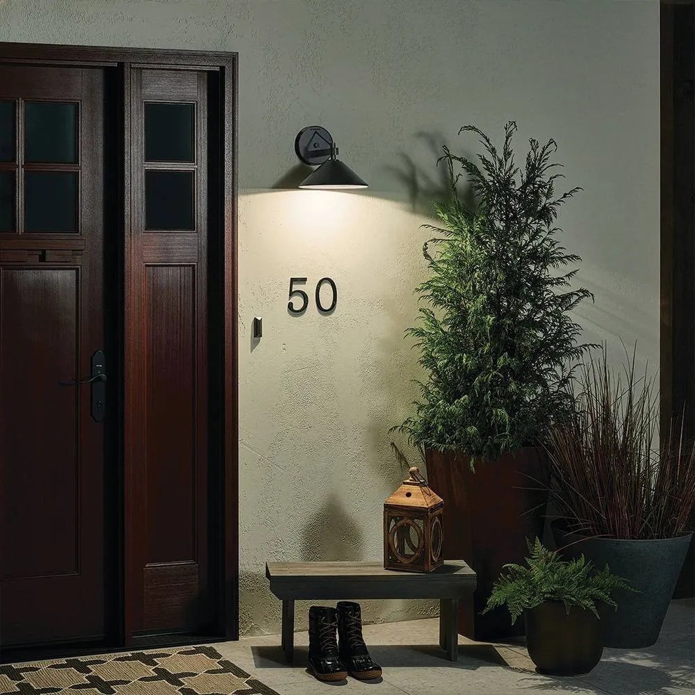 Netlighting Ripley Medium Wall Lantern Black IP44 2