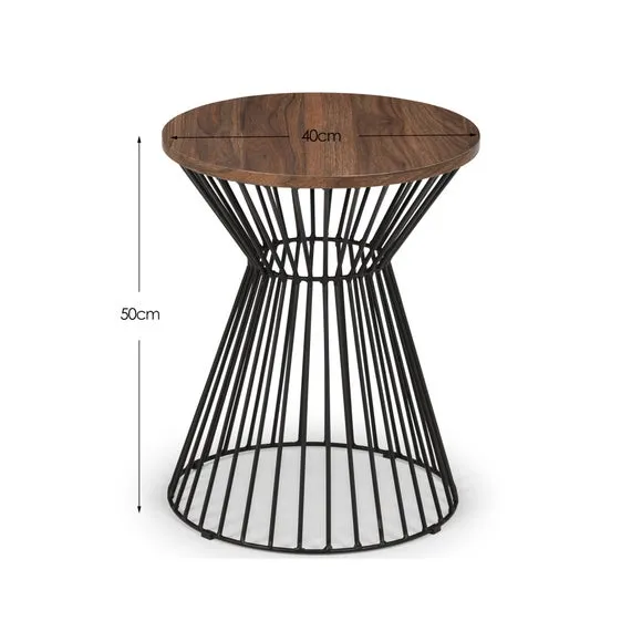 Jersey Round Wire Lamp Table 6