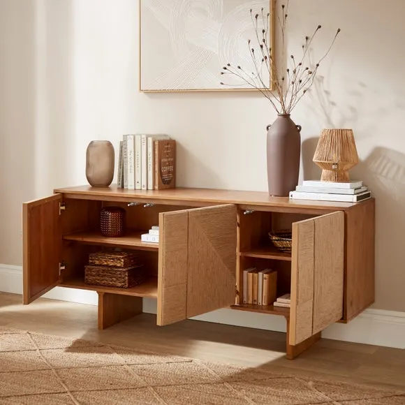 Nancy Extra Wide Sideboard, Mango Wood 2