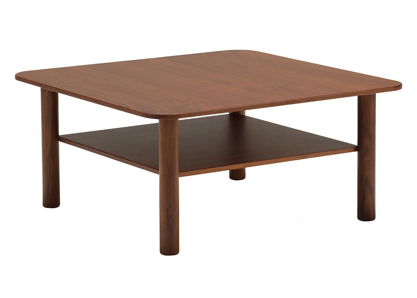 Case Port Square Coffee Table Walnut 1