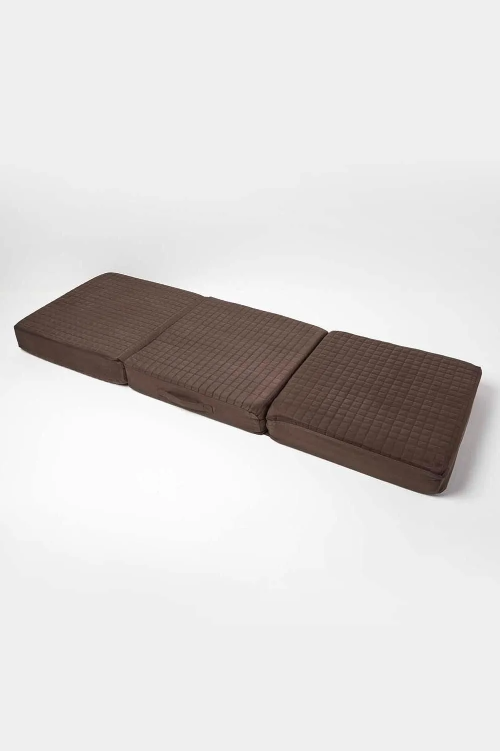 Homescapes Suede Orthopaedic Foam 3 Seater Booster Cushion in Chocolate 3