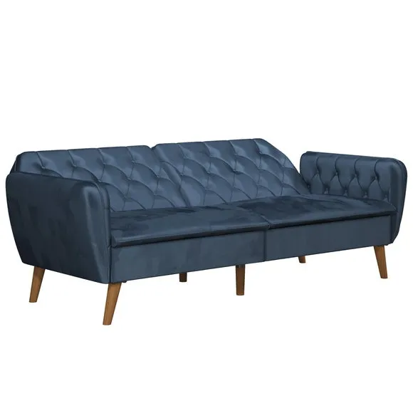 Tallulah Velvet Memory Foam Double Futon 4