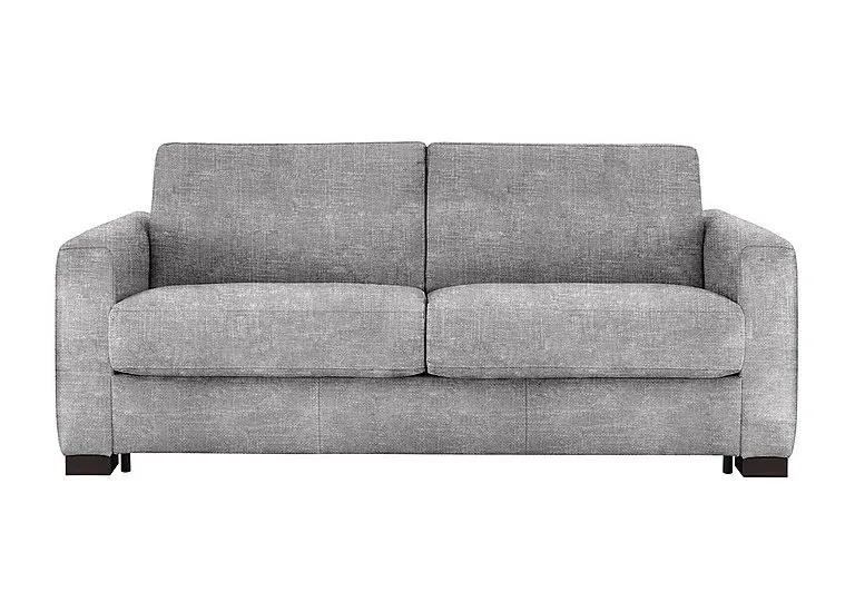 Alcova 3 Seater Fabric Sofa Bed with Box Arms - Light Grey - Sofas and Armchairs - In Time for Christmas