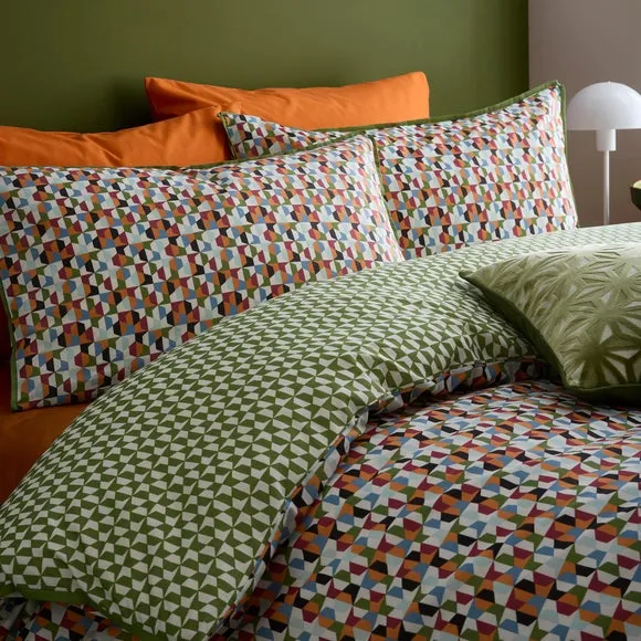 Appletree Star Geo 100% Cotton Duvet Cover & Pillowcase Set 3