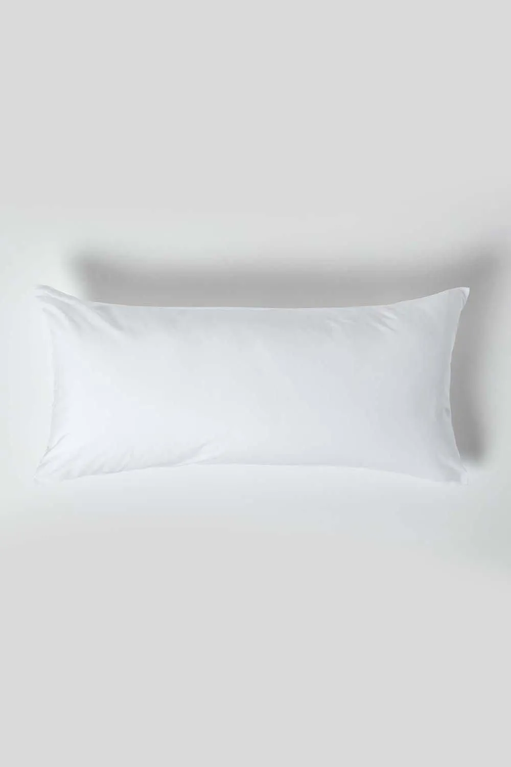 Homescapes Continental Egyptian Cotton Pillowcase 200 TC, 40 x 80 cm in White 1