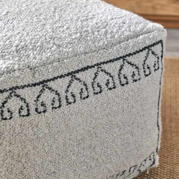 Pacific Lifestyle Greek Key Outdoor Pouffe 3
