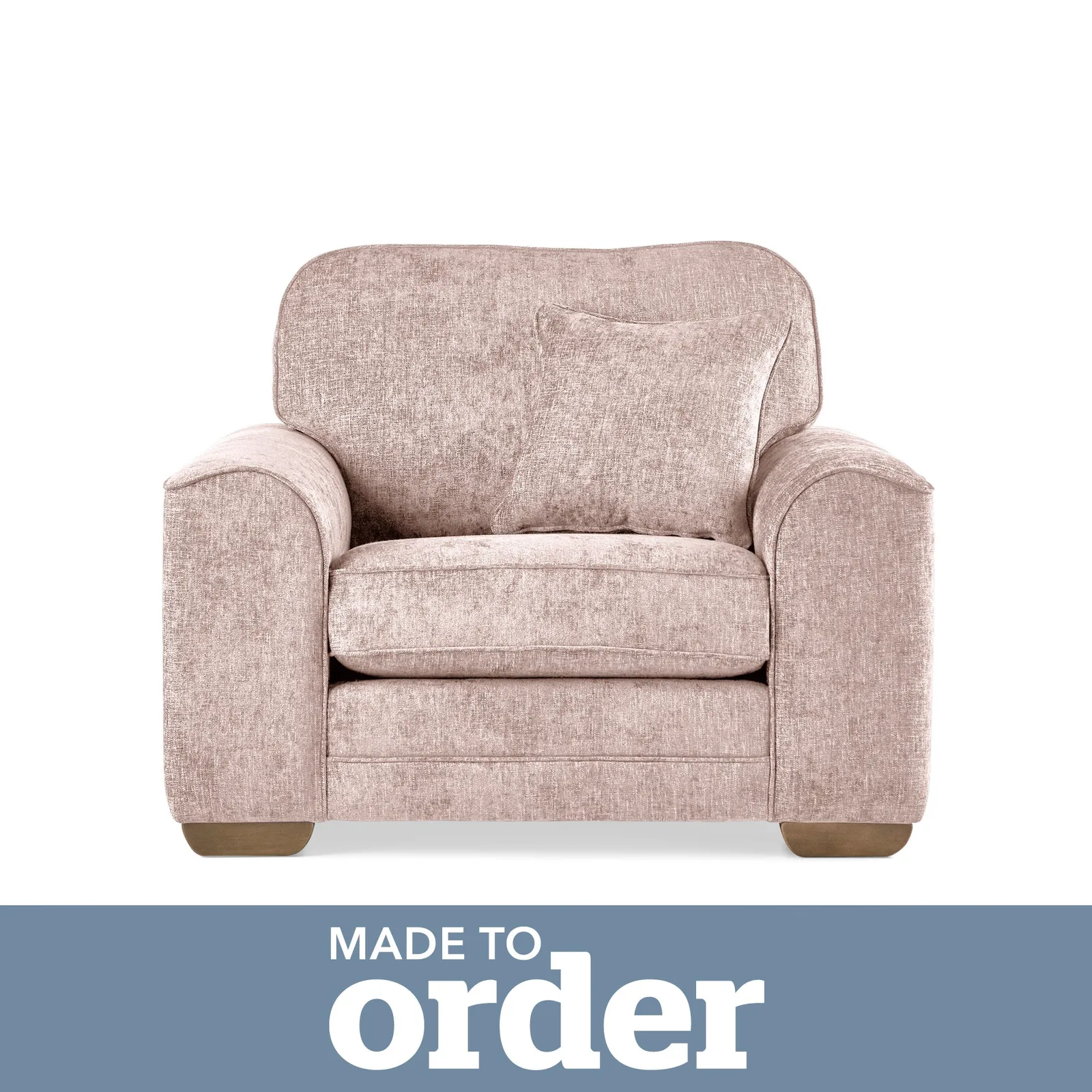 Morello Armchair Luxury Chenille Pink