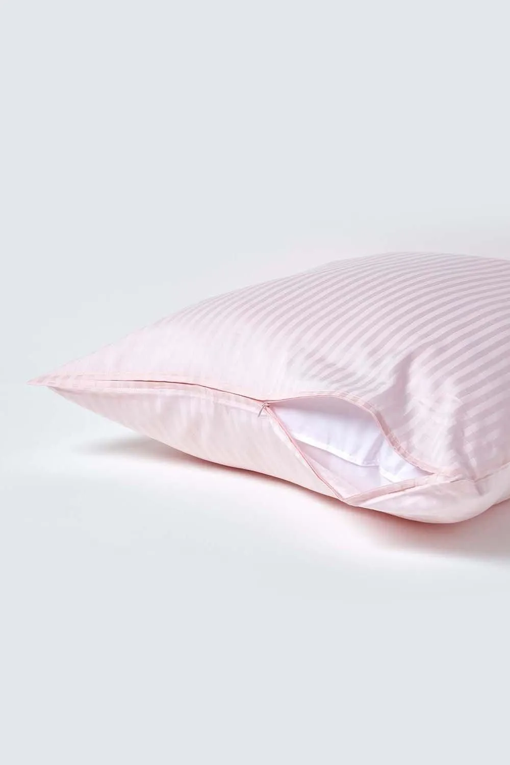 Homescapes Continental Egyptian Cotton Pillowcase 330 TC, 80 x 80 cm in Pink 3