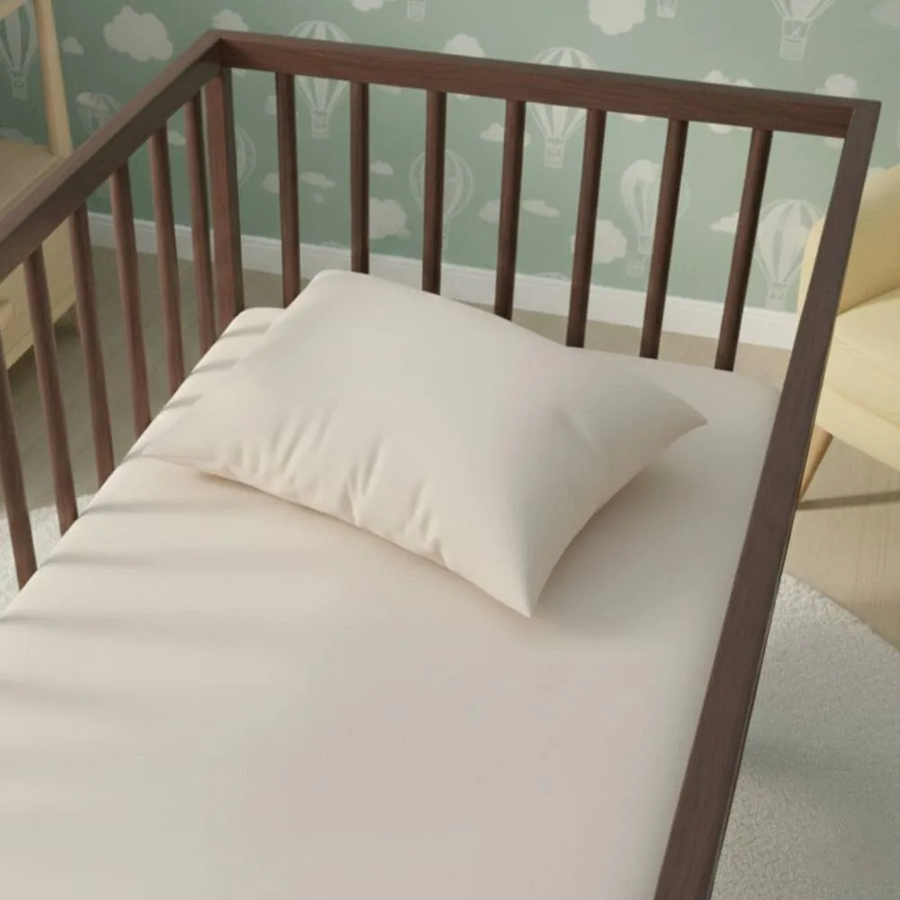 Snug City Flannelette Cot Bed Pillowcase Cover Soft Brushed Warmth & Comfort in Cream