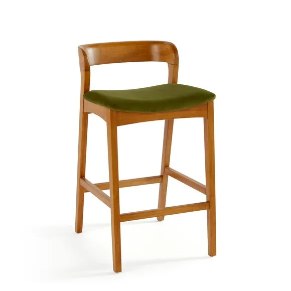 Melia Counter Height Barstool, Velvet 5