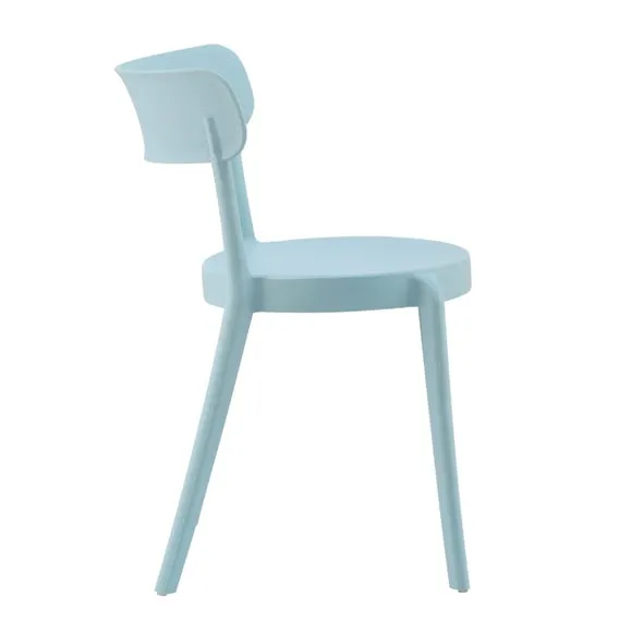 Fusion Living Plastic Bistro Dining Chair 4
