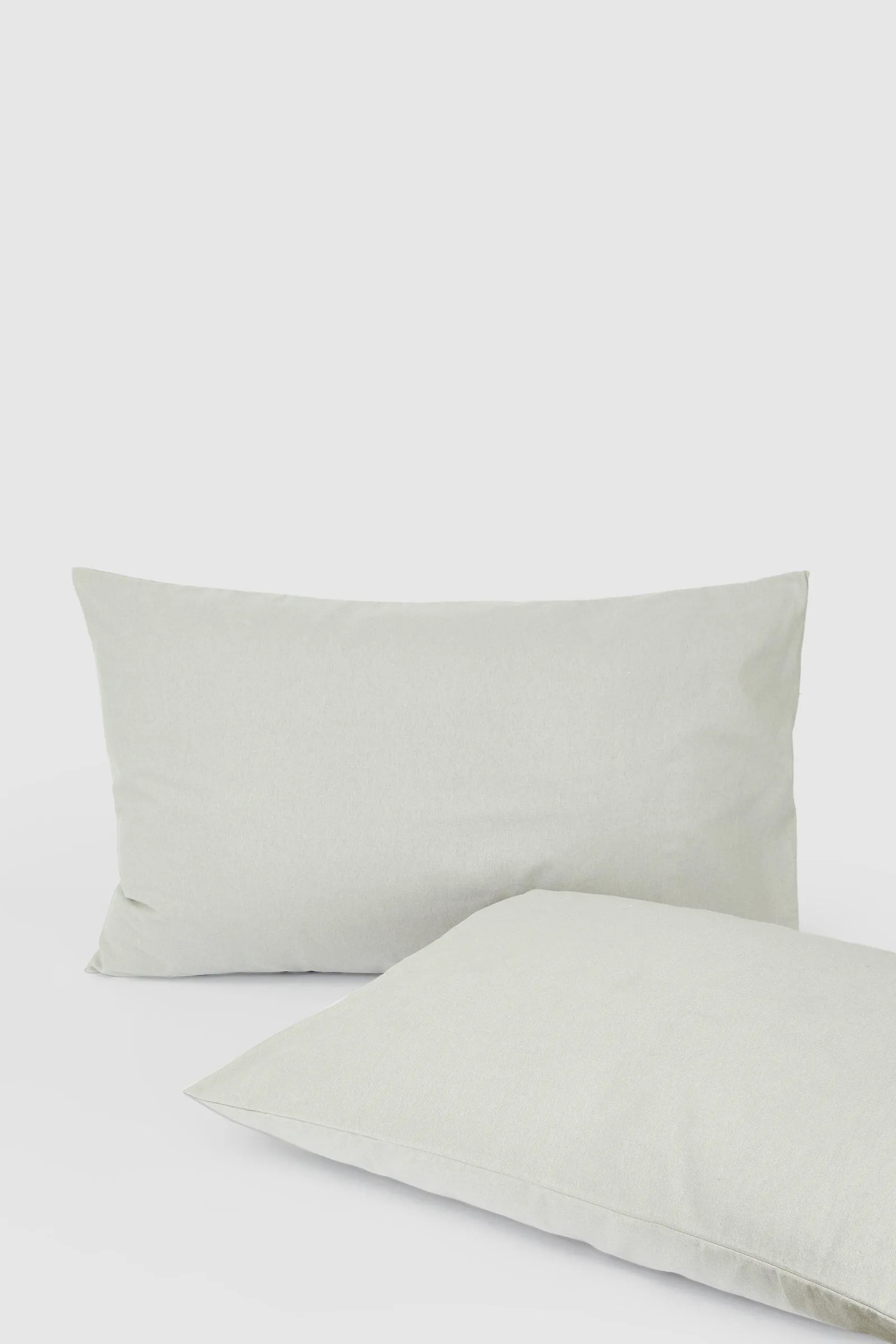 Brushed Cotton Pillowcase Pair