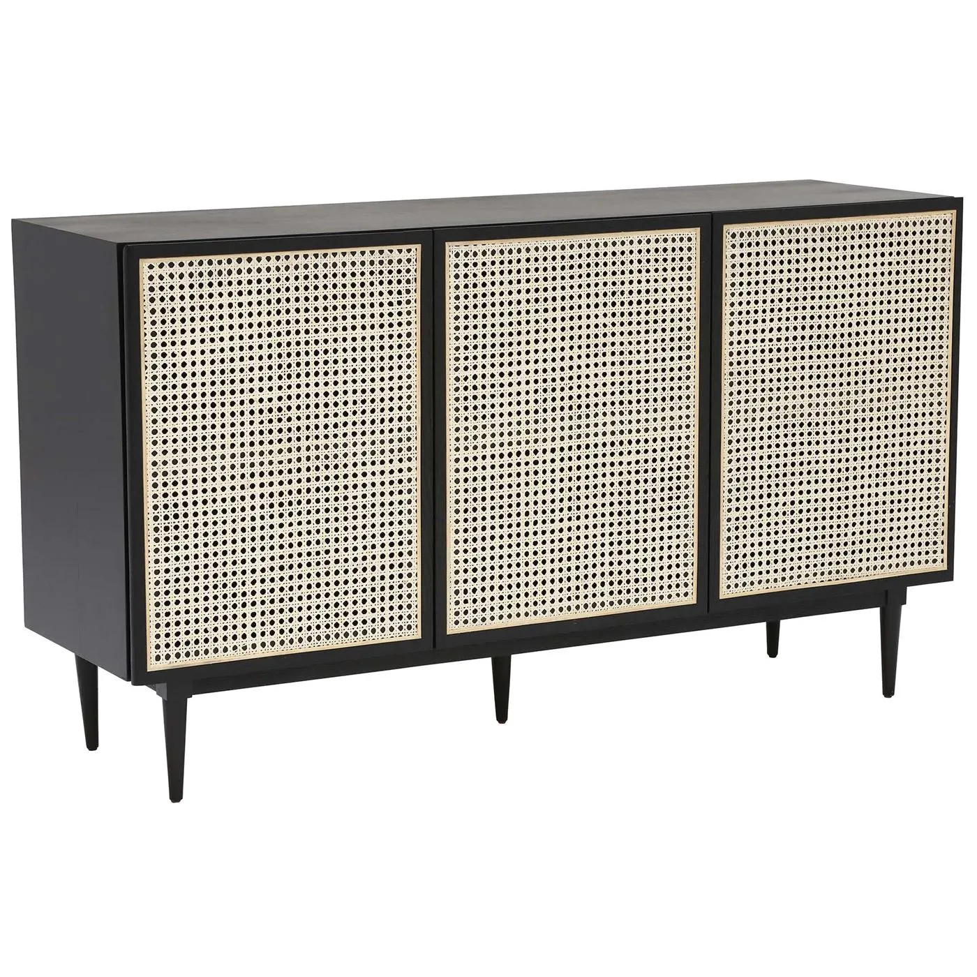 Hague 3 Door Sideboard, Black