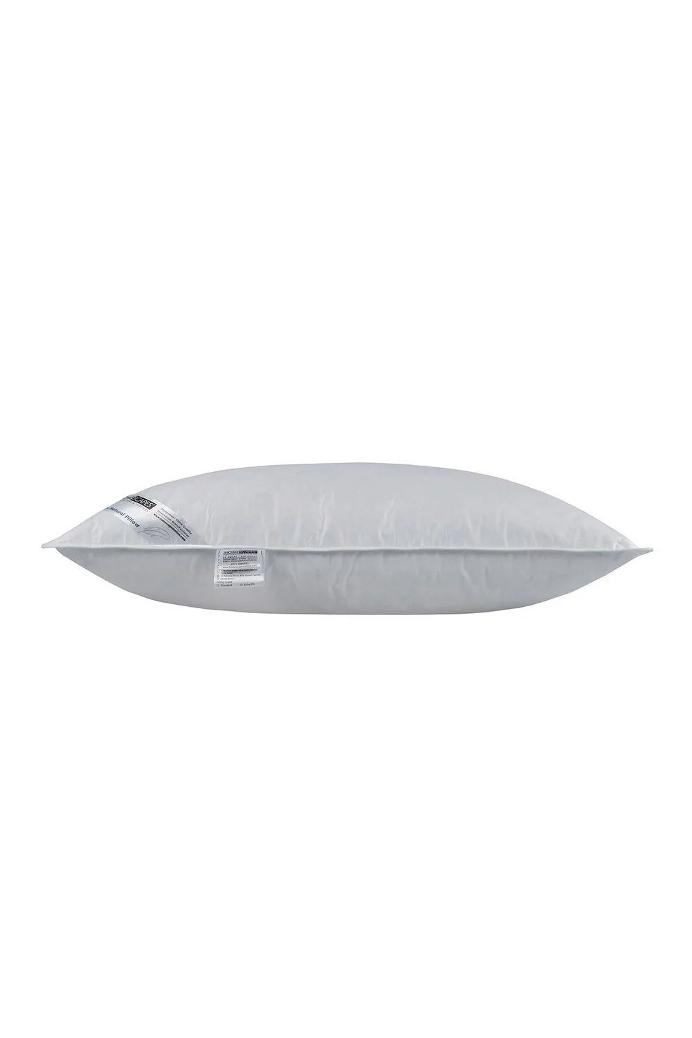 Homescapes Goose Feather & Down Camomile Pillow with Dried Camomile Insert in White 5