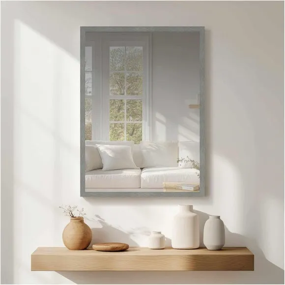 Nielsen Star Brushed Rectangle Wall Mirror