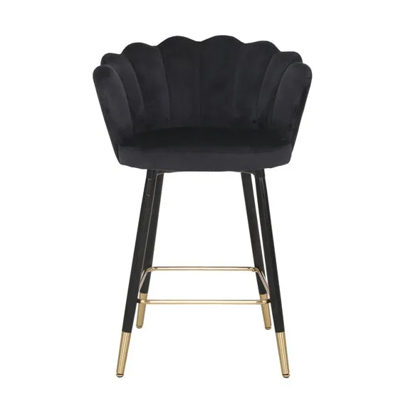 Vivian Counter Height Bar Stool, Velvet 2