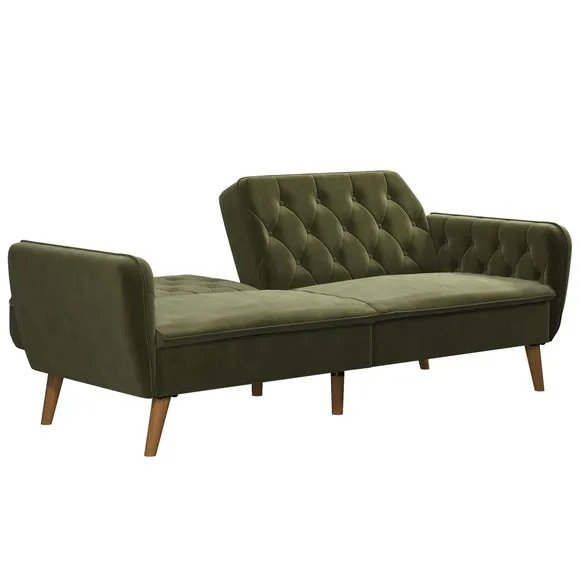 Tallulah Velvet Memory Foam Double Futon 5