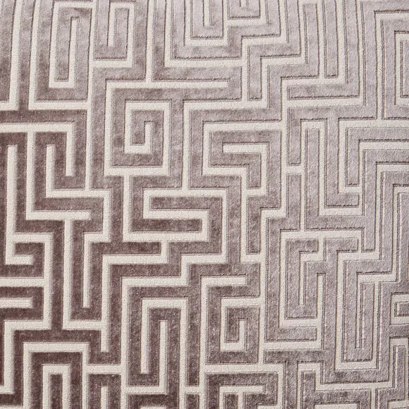 Greek Key Cut Square Cushion 2