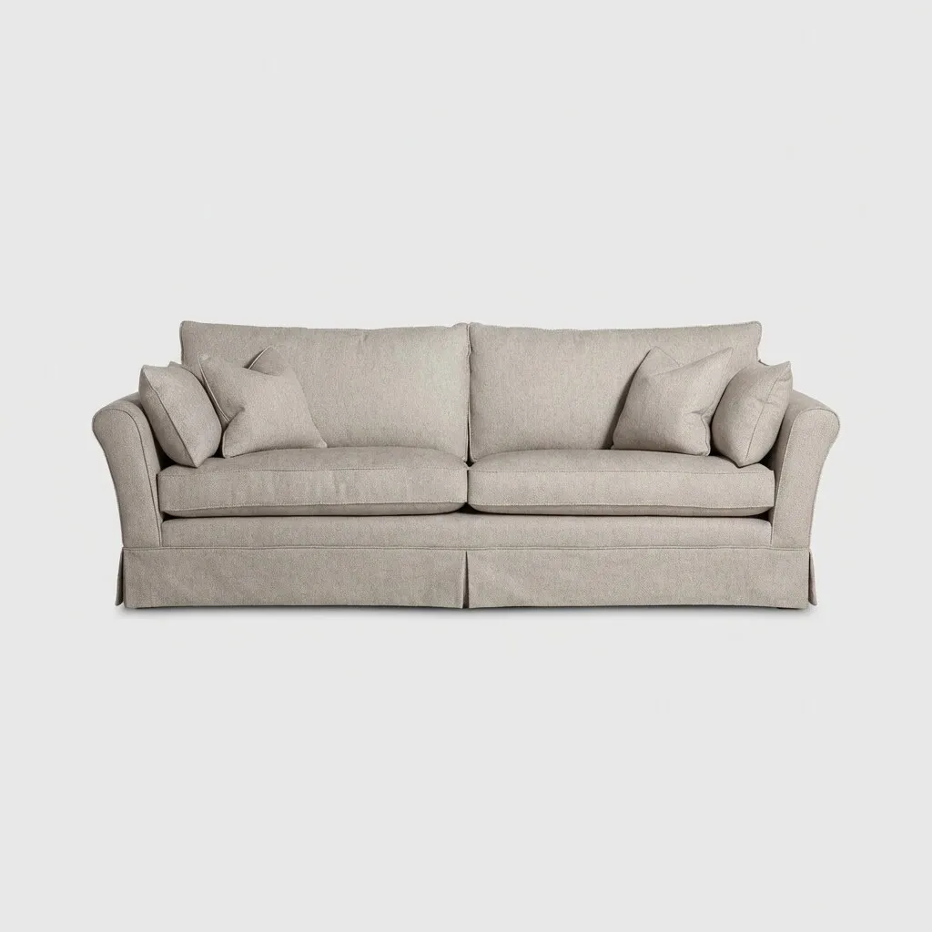 Berkeley Extra Large Sofa, Grey Fabric | Barker & Stonehouse 1