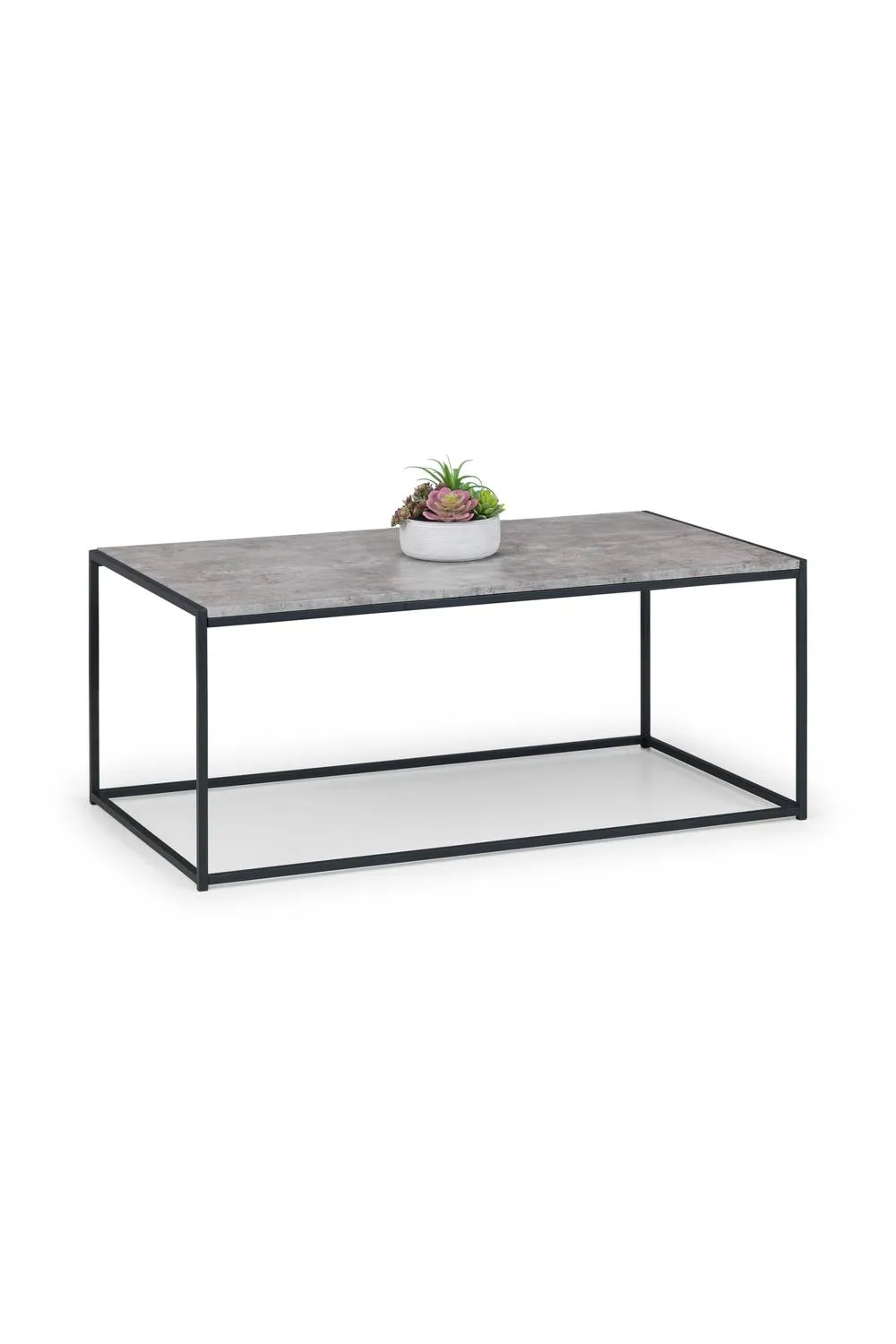 Julian Bowen Staten Rectangular Coffee Table in Grey 3