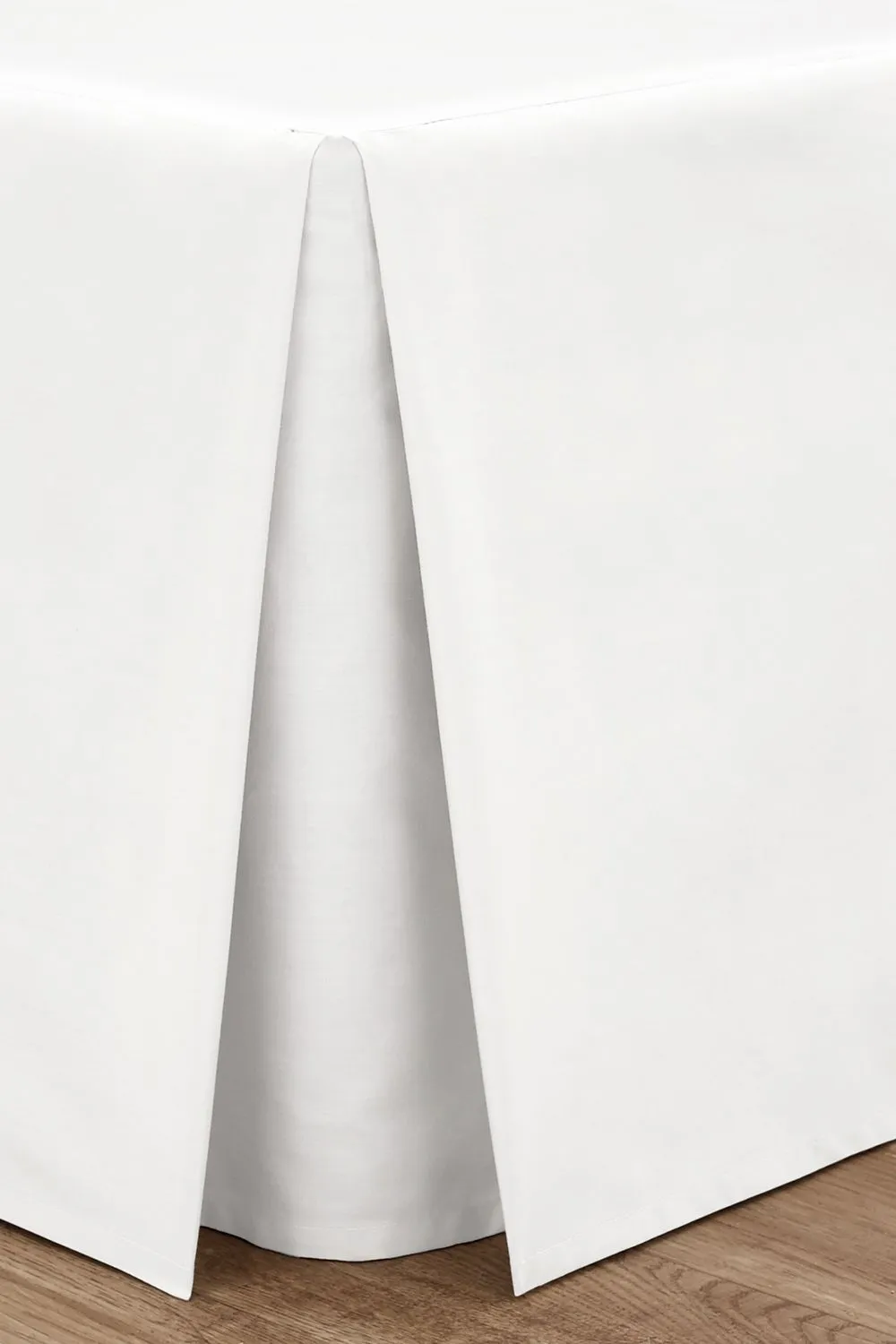 Catherine Lansfield Easy Iron 180 Thread Count Polycotton Percale Base Valance Sheet in White