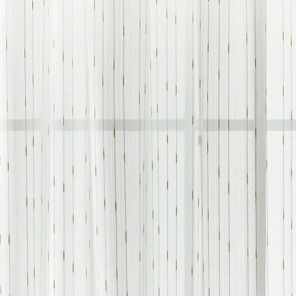 Reluxed Metallic Slot Top Single Voile Panel 3