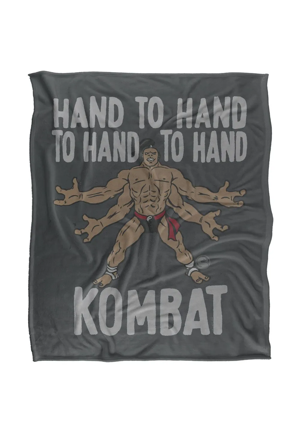 Warner Brothers Mortal Kombat Klassic GOTO Silky Touch Super Soft Throw Blanket in White
