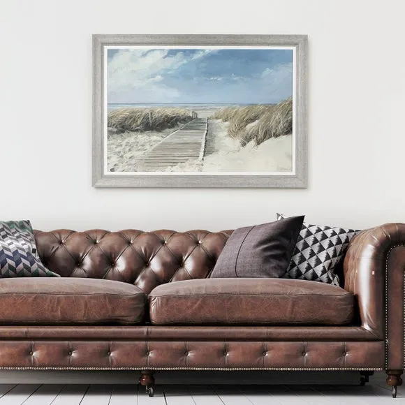 View To Sea by Adelene Fletcher Framed Print