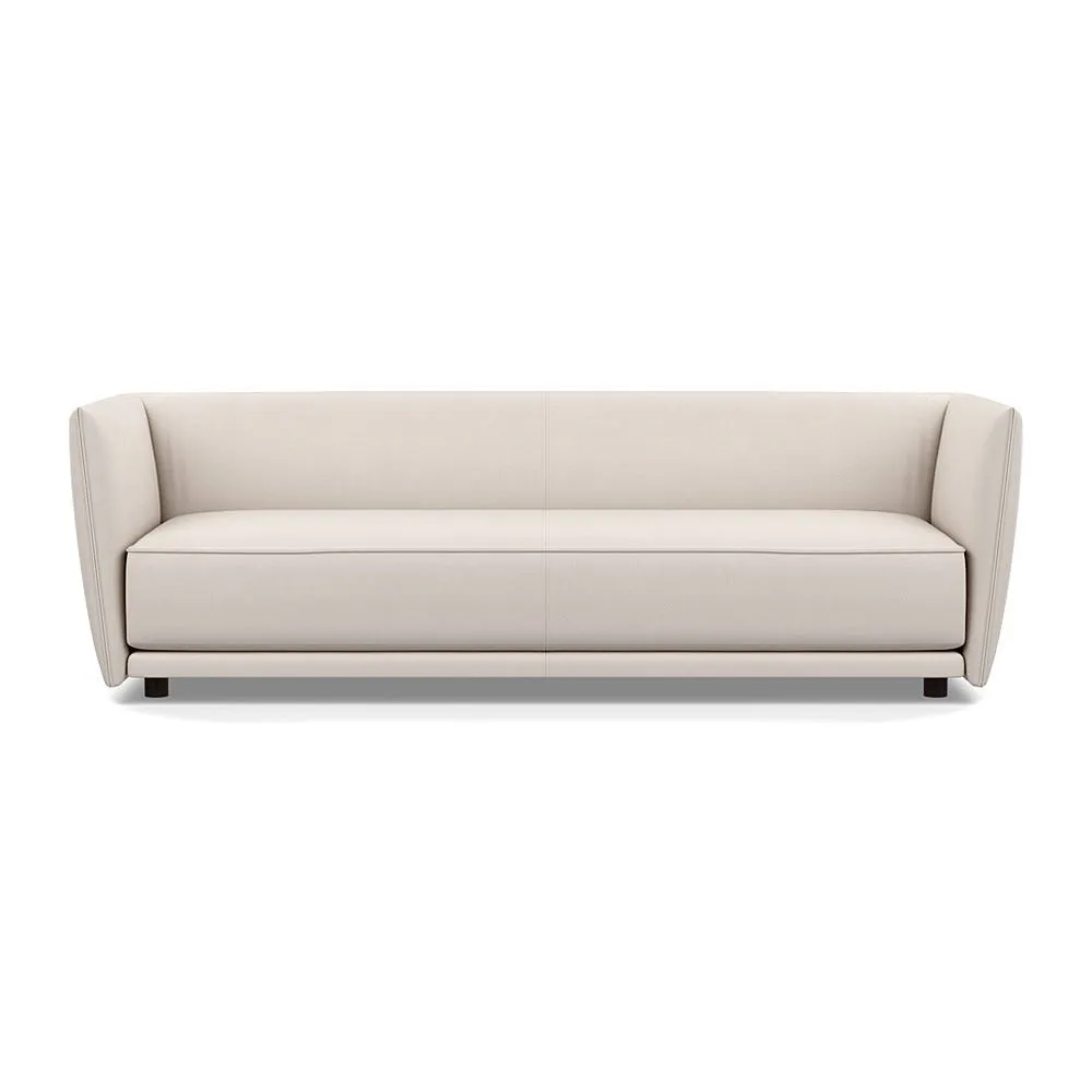 Heal's Valley 4 Seater Sofa Siena Cotton Natural Walnut Stain Feet 1