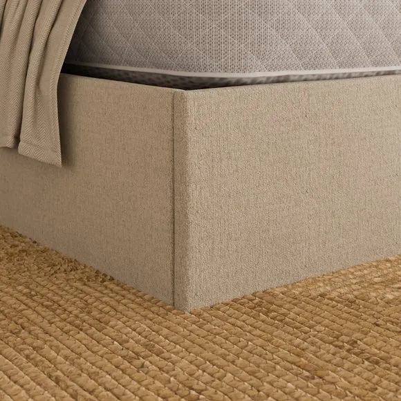 Emberly Chenille Ottoman Bed Frame 4