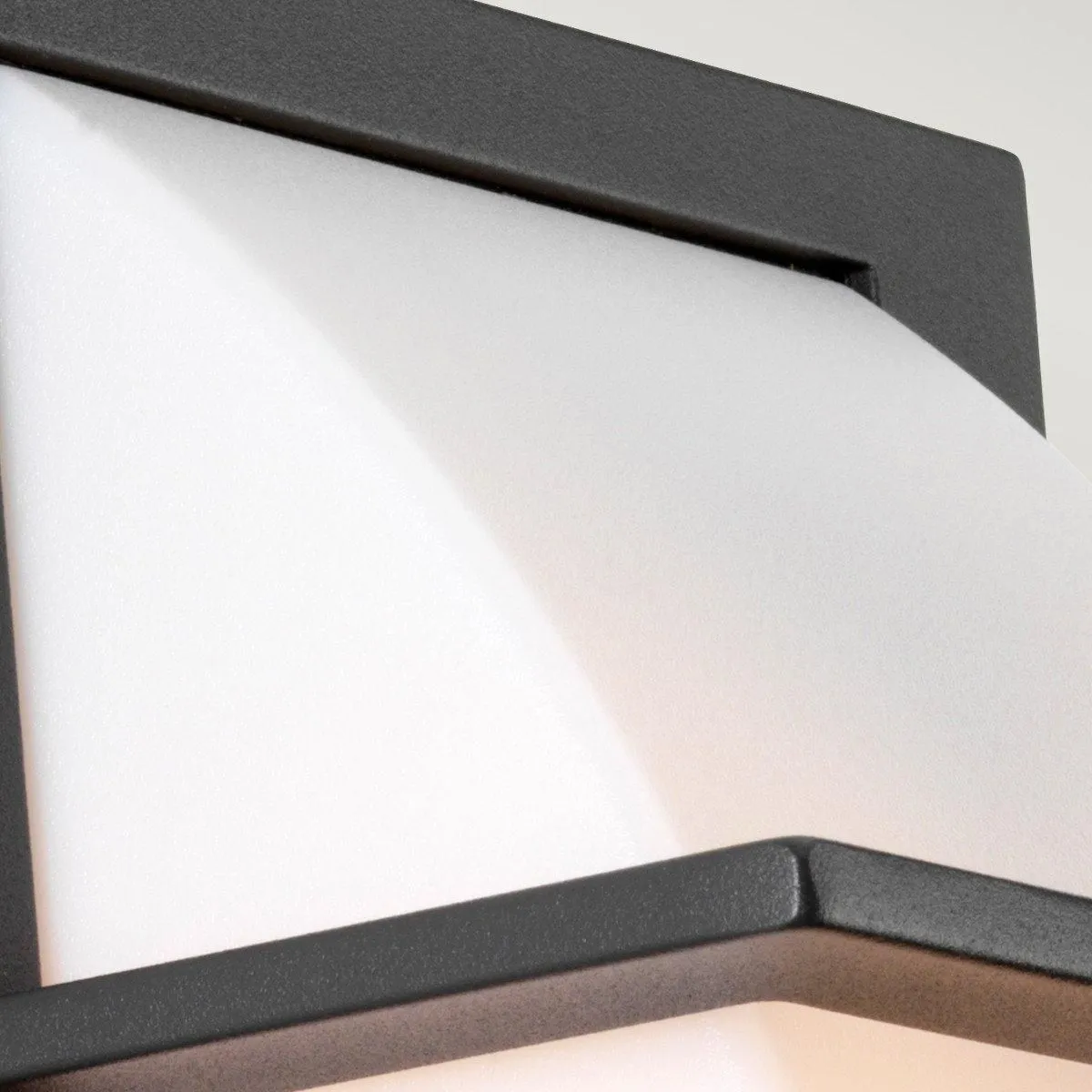 Netlighting Sven 1 Light Wall Lantern Graphite Finish IP65 E27 in Grey 2