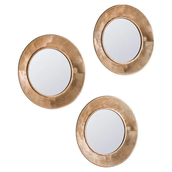 Set of 3 Vienna Round Wall Mirrors 3