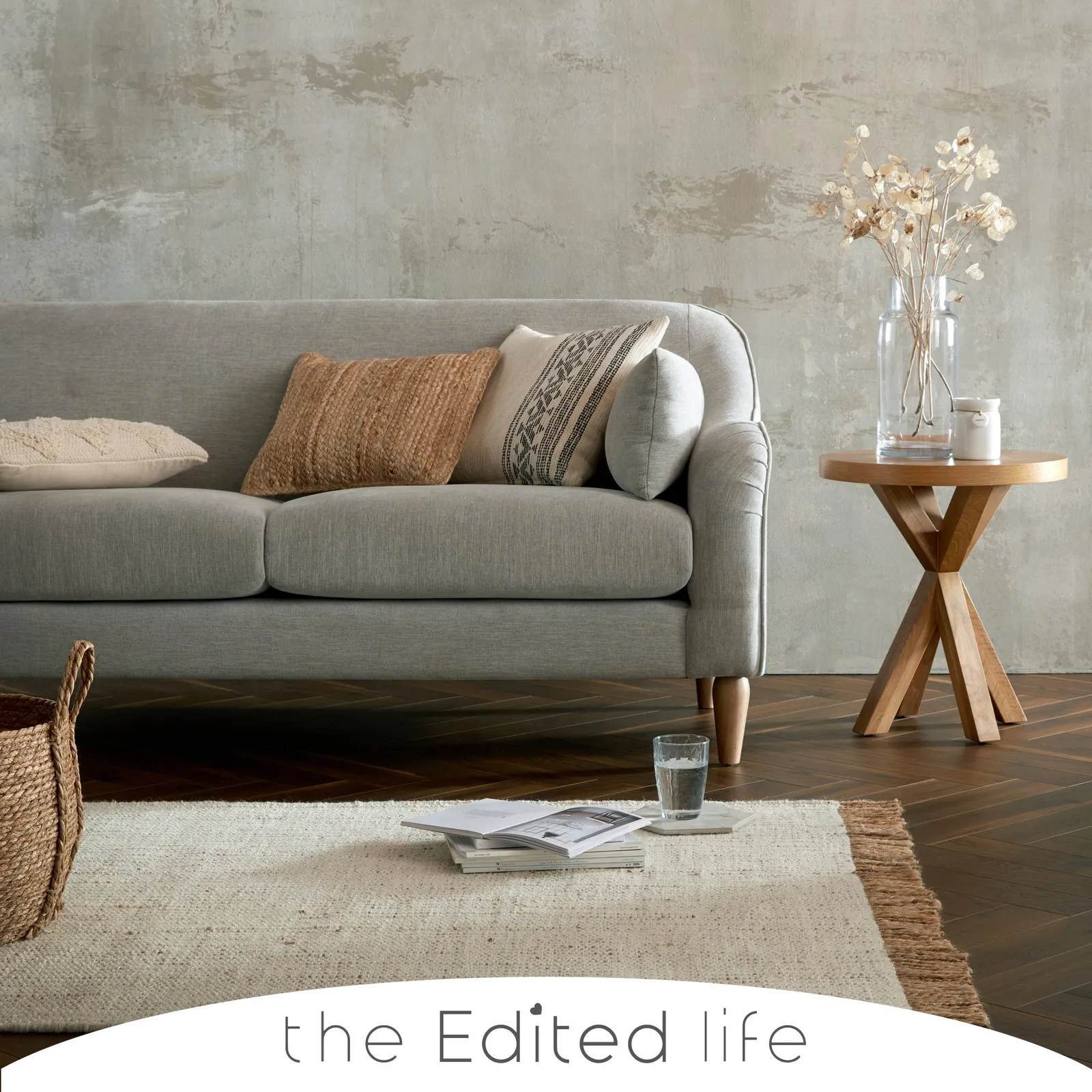 Jute Marl Rug Cream/Brown