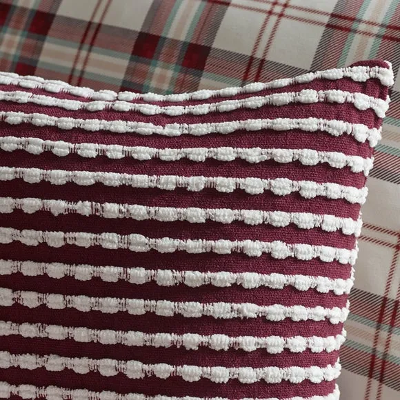 Catherine Lansfield Stab Stitch Square Cushion 4