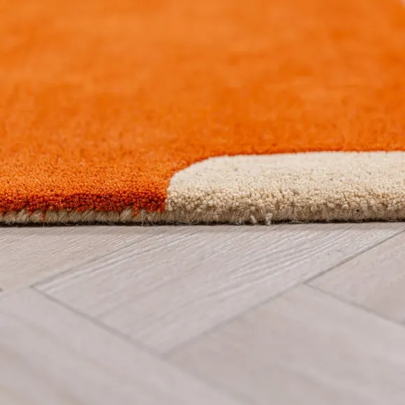 Jax Geometric Modern Wool Rug 4