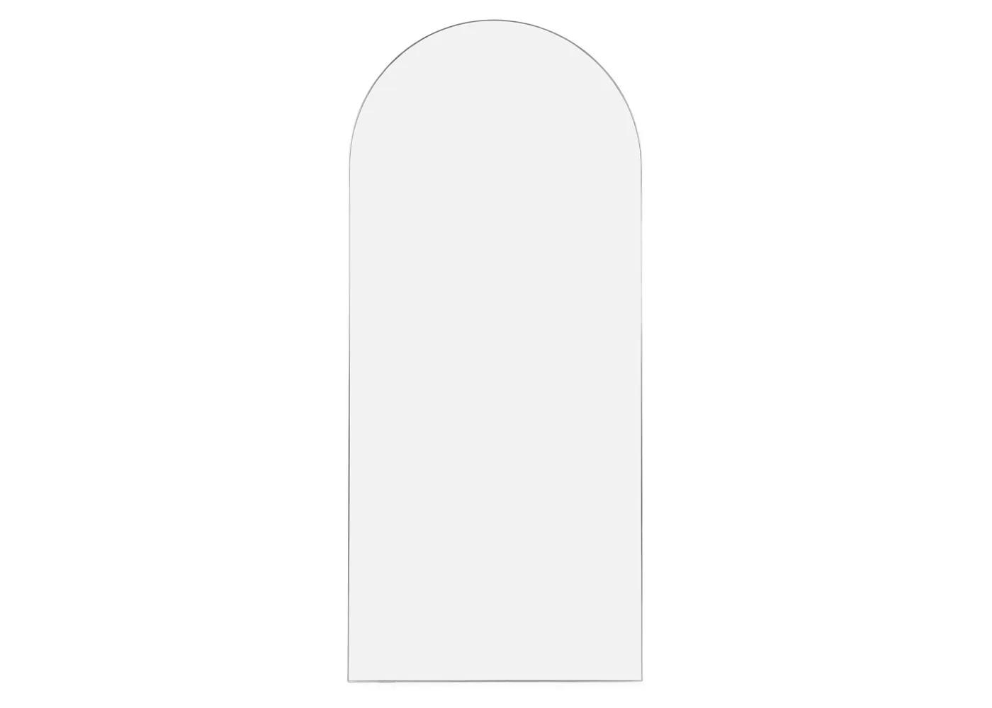 Heal's Fine Edge Floor Arch Mirror Silver