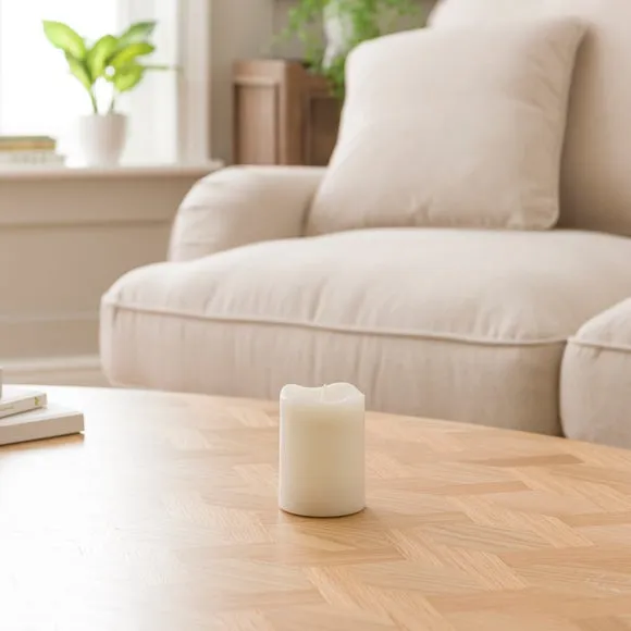 LED Blow Out Pillar Candle 2
